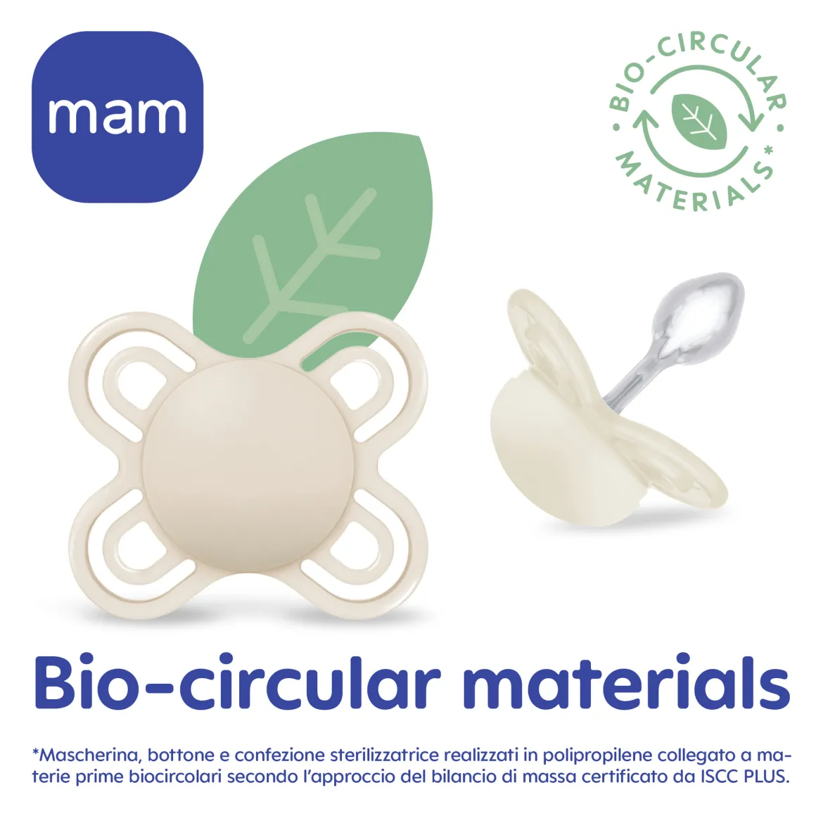 Succhietto perfect start 0-2m silicone bio-circolare conf.singola colori assortiti rosa e panna – mam
