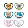 Succhietto space silicone 18-36 m colori assortiti