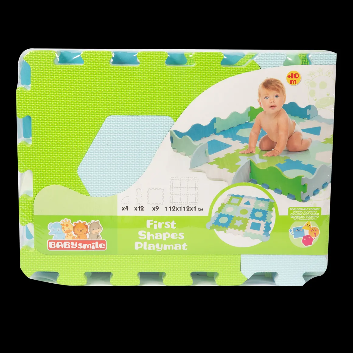 Tappeto puzzle con forme geometriche – gioco educativo