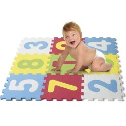 Tappeto puzzle numeri 9pz