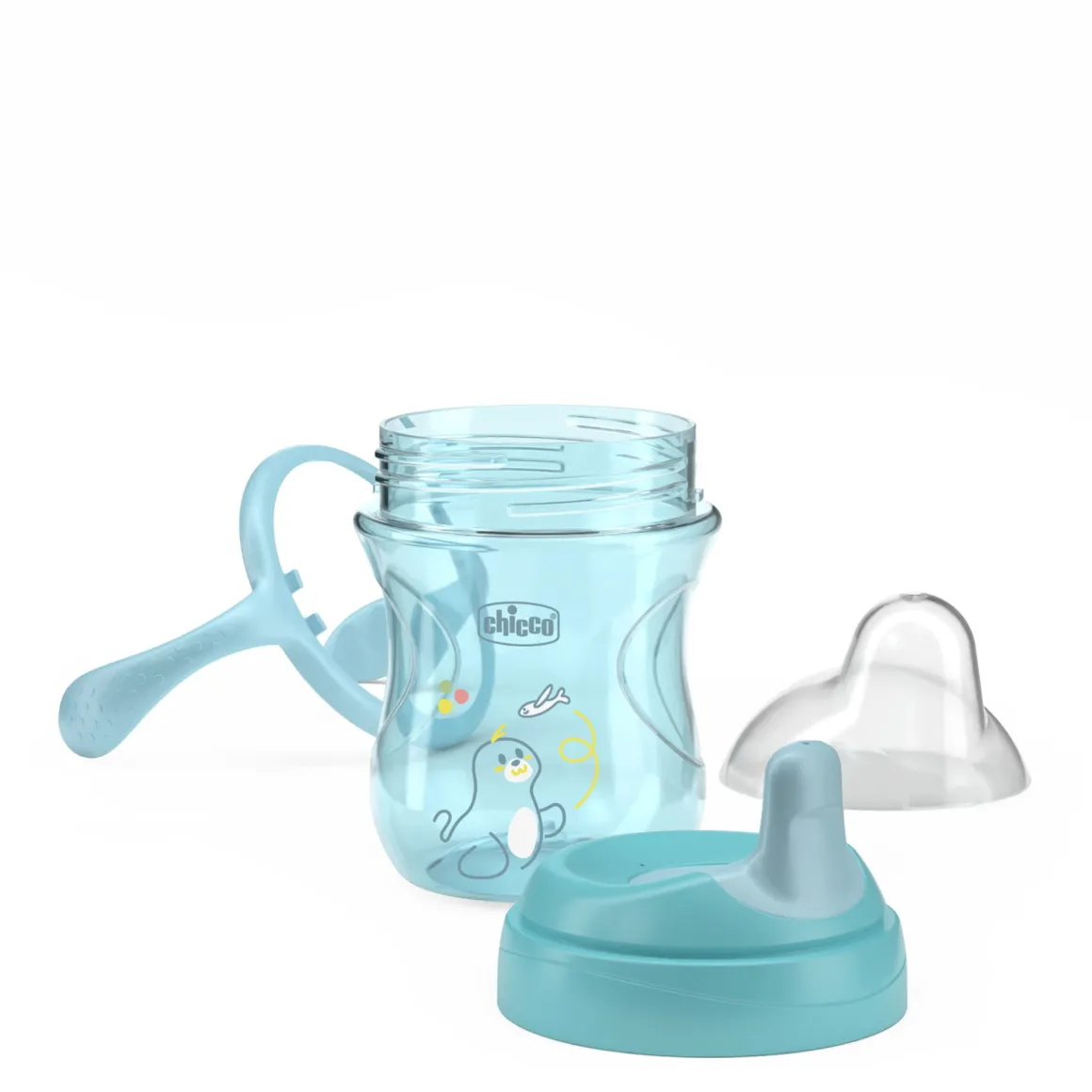 Tazza training 6m+ azzurra – chicco