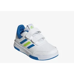 Tensaur sport bianca bande royal e lime – adidas