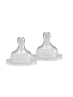 Tettarella collo largo silicone flusso pappa 2 pz
