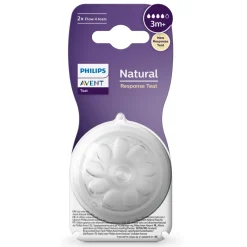 Tettarelle a risposta naturale 3m+ – set di 2 tettarelle senza bpa – philips avent
