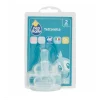 Tettarelle silicone collo largo flusso regolabile 2 pz