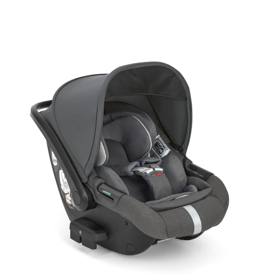Trio system4 aptica drw rc velvet grey + telaio palladio – inglesina