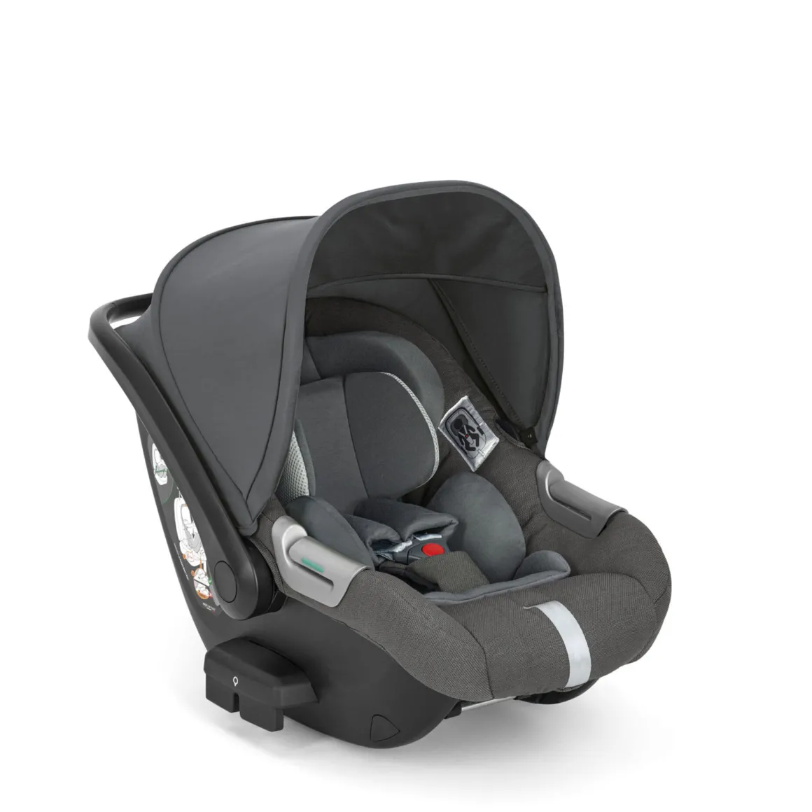 Trio system4 aptica drw velvet grey + telaio palladio – inglesina