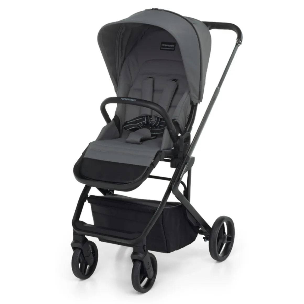 Trio tictoc stone + seggiolino rek black+ adattatore – foppapedretti