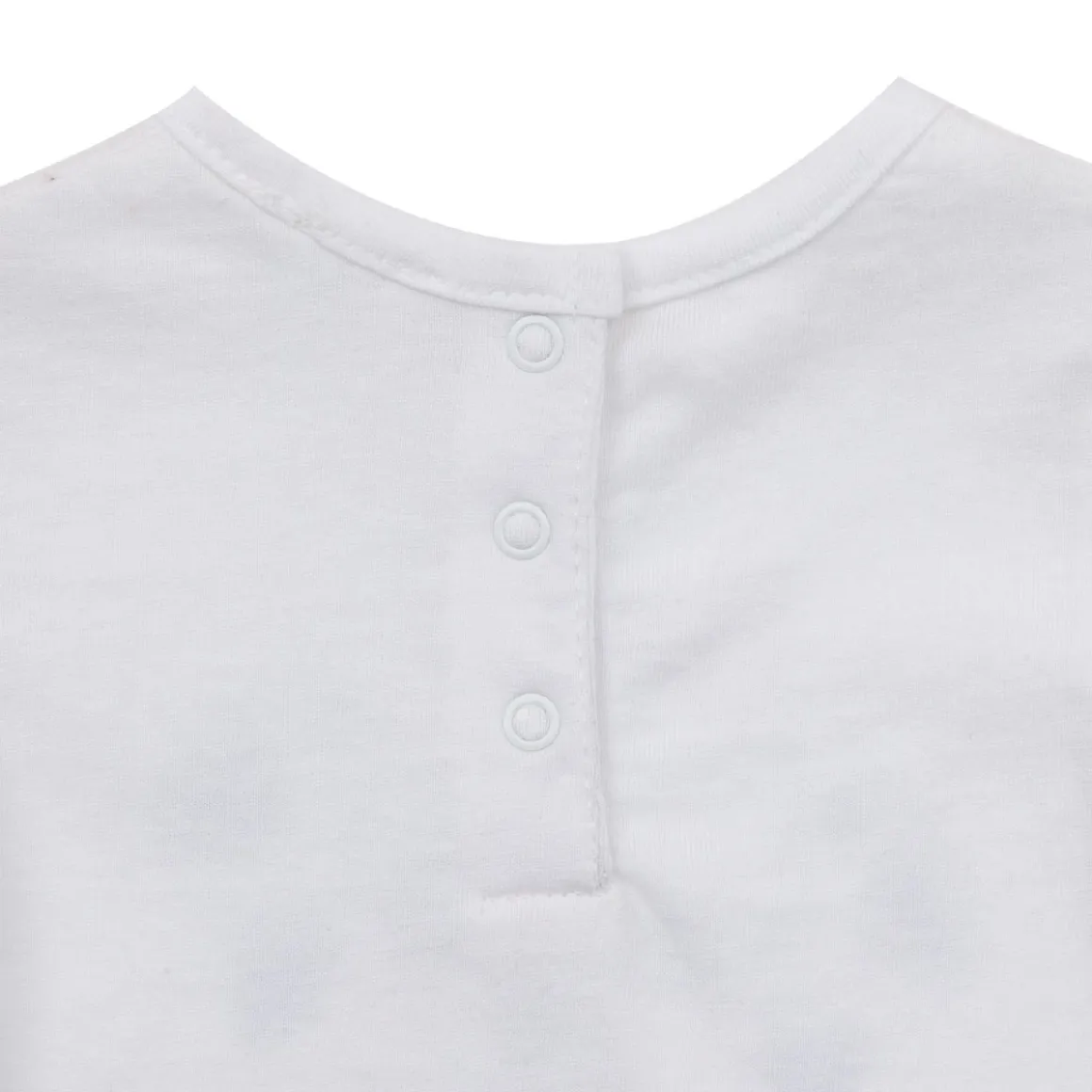 T-shirt bimba bianca stampata