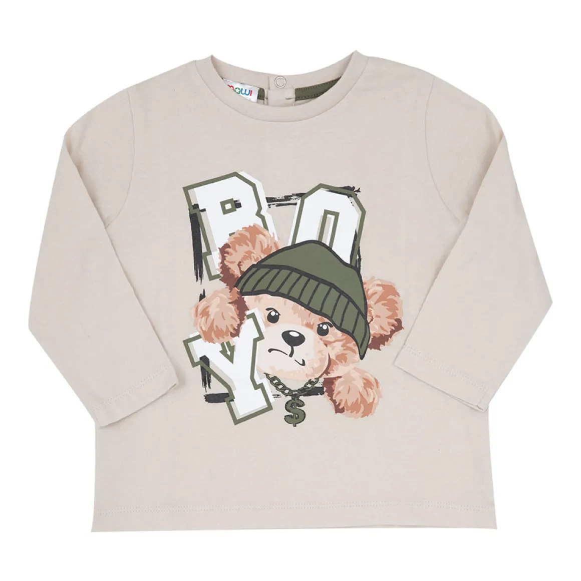 T-shirt manica lunga bimbo cagnolino