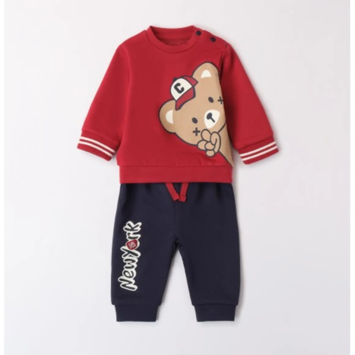 Tuta jogging due pezzi con orso – dodipetto