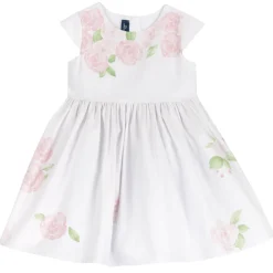 Vestito a maniche corte elegante, in cotone