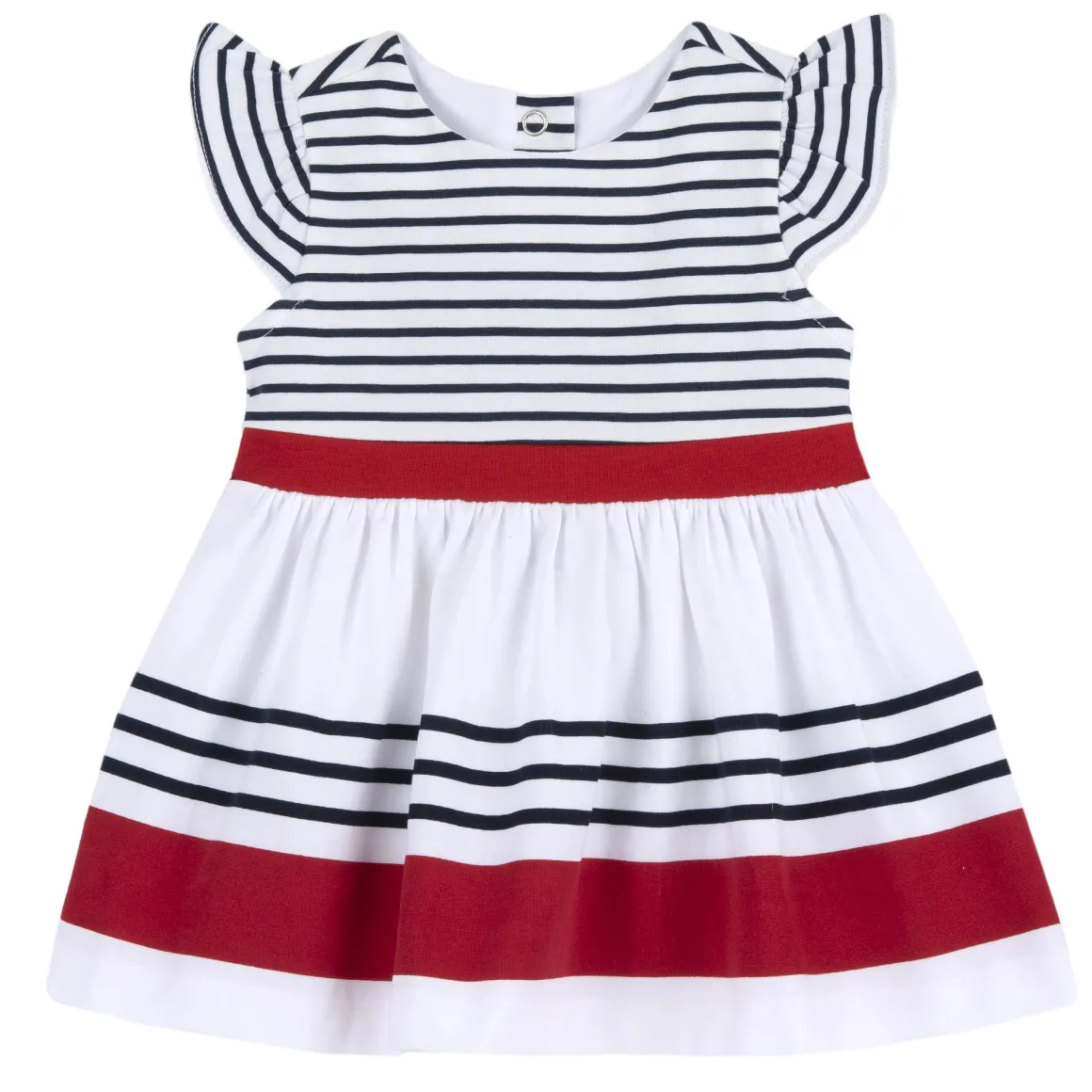 Vestito a maniche corte elegante, in cotone
