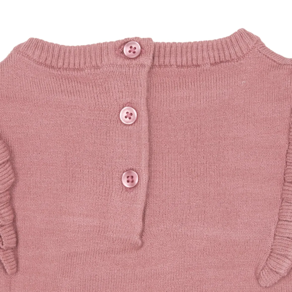 Vestito tricot bimba rosa antico