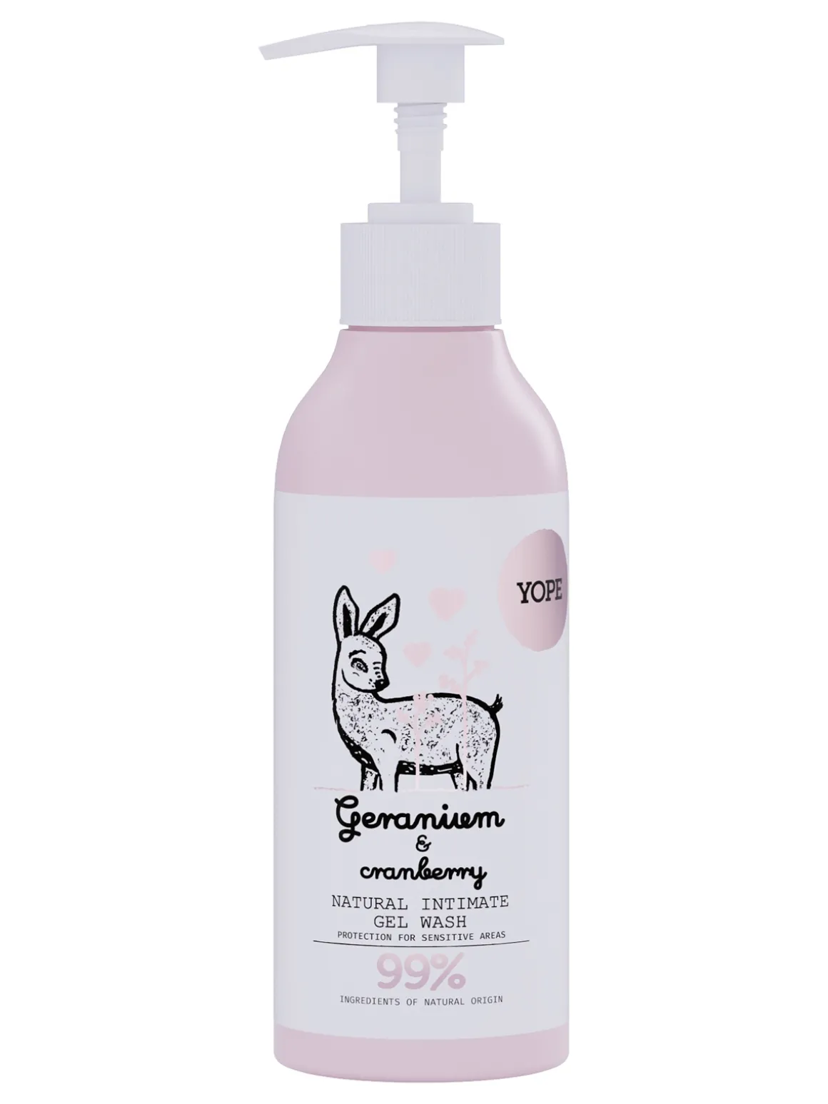 Yope – detergente intimo geranium & cranberry
